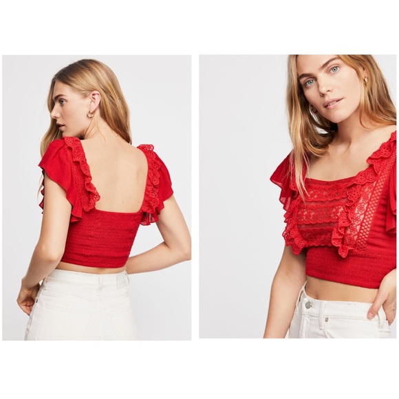 Free People Tops - Free People Bridget Crop Top